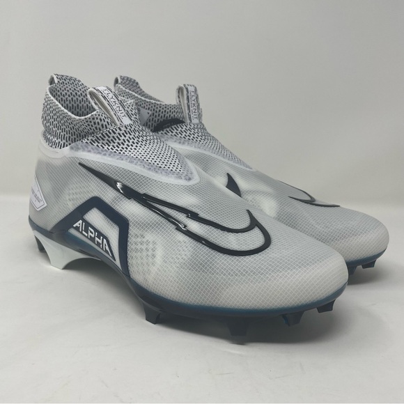 New Nike Alpha Menace Elite 3 White Black College Navy CT6648-102 Sz 11.5 main image 4
